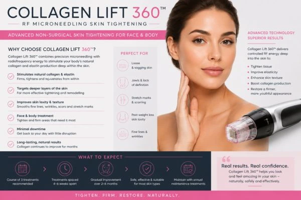 The benefits of Collagen Lift 360 Farnborough 