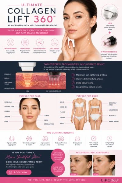 Benefits of Ultimate collagen lift 360 Farnborough 